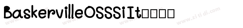 BaskervilleOSSSi It字体转换